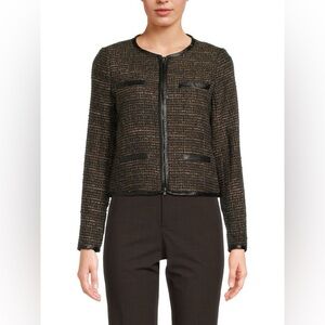 NWT; ECRU
Tweed Zip Up Jacket🪻
